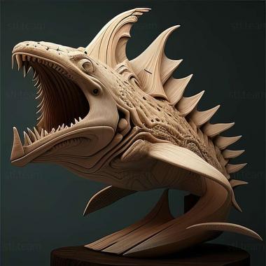3D модель Pterorhinus woodi (STL)